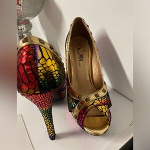 Wild rose heels